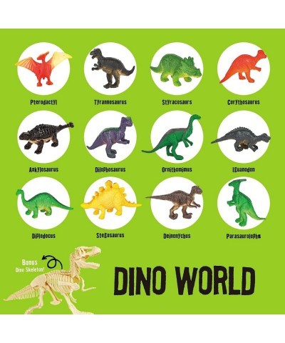 Dinosaur Eggs - 12 Unique Dinosaur Toys & 1 Assembled Dinosaur - Archaeological Toys to Explore and Learn - Great Gifts for B...