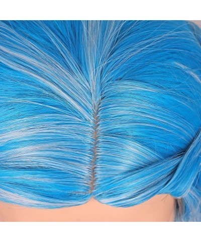 Long Wavy Blue with Silvery White Cosplay Wig $42.30 Kids' Dress-Up Accessories