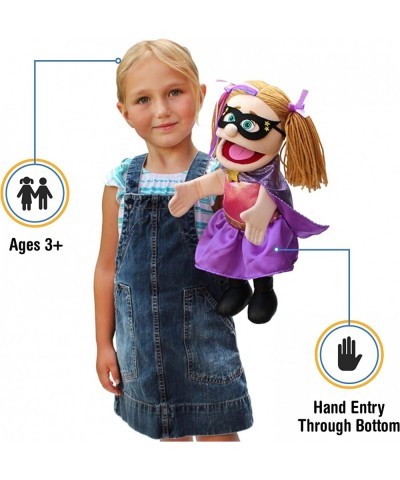 14" Superhero Peach Girl Hand Puppet $60.53 Hand Puppets