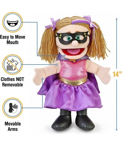 14" Superhero Peach Girl Hand Puppet $60.53 Hand Puppets