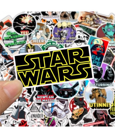 50Pcs Science Fiction Film Theme Star Wars Stickers Cute Stickers for Water Bottles Hydroflasks Skateboard Decal Stickers for...