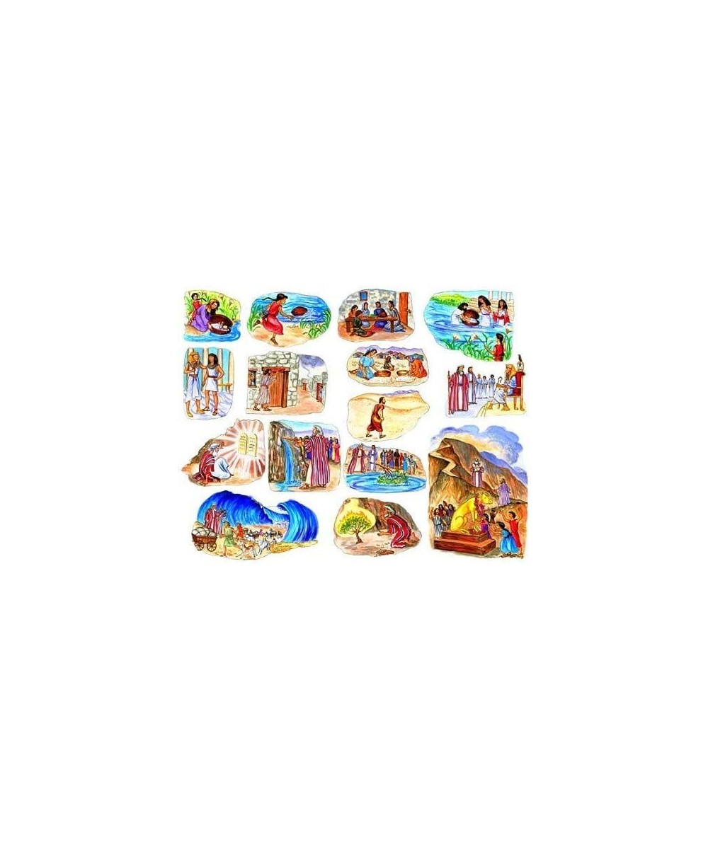 The Story of Moses Felt Figures for Flannel Board Bible Stories-precut $39.69 Magnetic & Felt Playboards