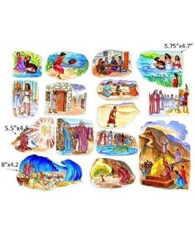 The Story of Moses Felt Figures for Flannel Board Bible Stories-precut $39.69 Magnetic & Felt Playboards