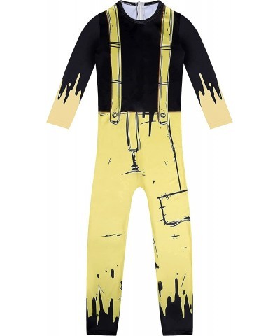 Kids Costume Boys Scary Game Ink Demon Character Costumes Dark Revival Halloween Cosplay Jumpsuit $17.69 Kids' Costumes