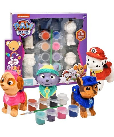 Paint Your Own Paw Patrol Figurines Paintable Art Craft Set for Kids Includes Decorating Paw Figures Marshall Everest Skye an...