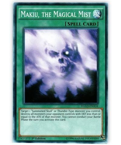 Makiu The Magical Mist (YGLD-ENA34) - Yugi's Legendary Decks - 1st Edition - Common $11.54 Card Games