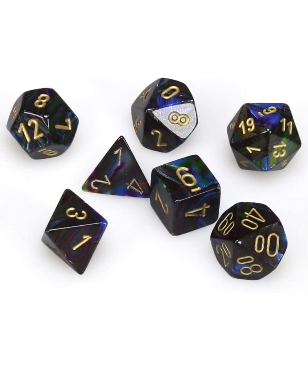 CHX27499 Dice-Lustrous Shadow/Gold Set $17.66 Game Accessories