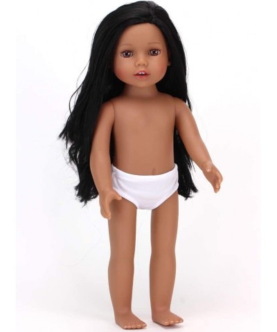 Everyday Girl Collection Posable 18'' All Vinyl Doll Brooklyn with Dark Brown Hair Brown Eyes and Medium Skin Tone $74.93 Dolls