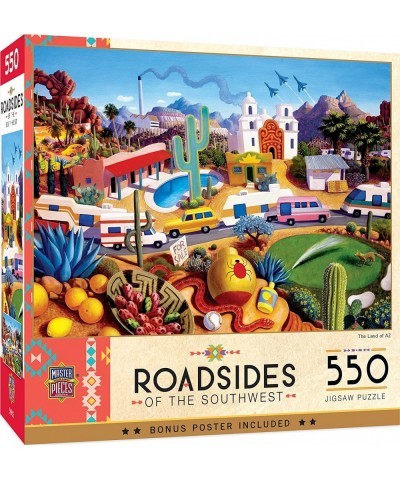 550 Piece Jigsaw Puzzle for Adults Family Or Kids - The Land of AZ - 18"x24 $22.37 Jigsaw Puzzles