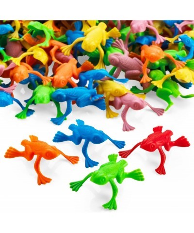 Jumping Leap Frog Toy - 144 Pack of 2 Inch Assorted Colors Plastic - for Kids Playing Parties Party Favors Easter Birthdays a...