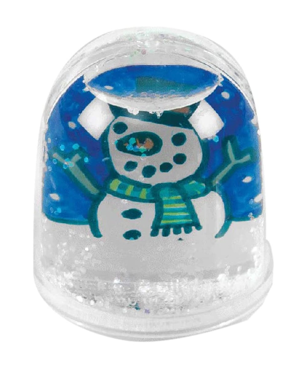 EX3944 Snow Globe Kits - Pack of 4 Perfect for Children to Create and Personalise Ideal for Home Crafting Craft Group Activit...