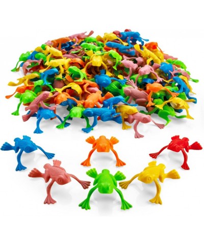 Jumping Leap Frog Toy - 144 Pack of 2 Inch Assorted Colors Plastic - for Kids Playing Parties Party Favors Easter Birthdays a...