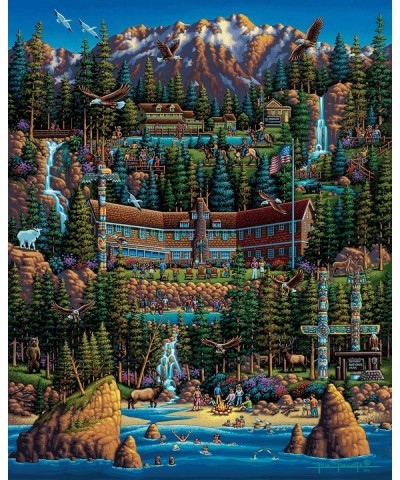 Dowdle Jigsaw Puzzle - Olympic National Park - 500 Piece $42.36 Jigsaw Puzzles