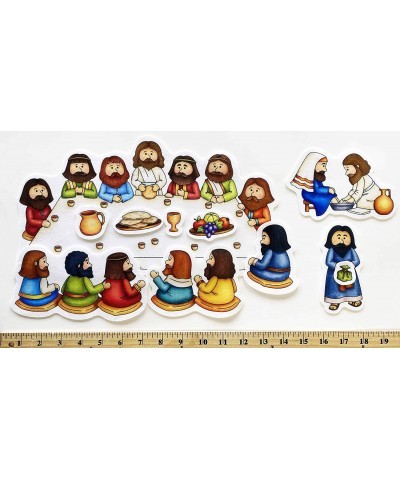 Last Supper 11 Felt Figures Bible Felt/Flannel Board Story Set Kids Easter Jesus Passover Lesson Guide Coloring Pages $23.98 ...