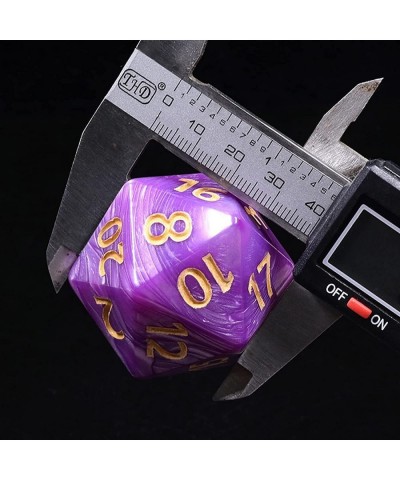 20 Sided DND Dice D20 Giant Polyhedral Dice 55mm Titan Large Pearl Color D20 Dice 20 Sided Cube D&D Dice Set for Dungeons and...