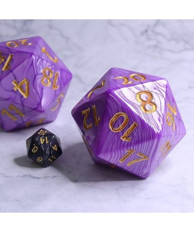 20 Sided DND Dice D20 Giant Polyhedral Dice 55mm Titan Large Pearl Color D20 Dice 20 Sided Cube D&D Dice Set for Dungeons and...