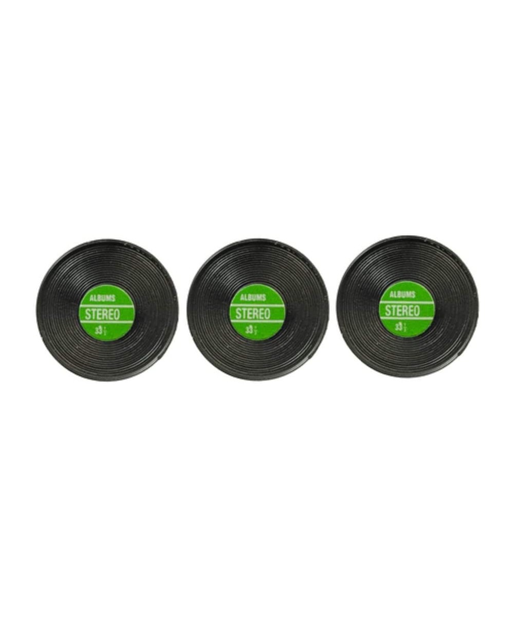 Dollhouse 3 Records with Green Label Miniature Music Room 1:12 Scale Accessory $14.46 Dollhouse Accessories