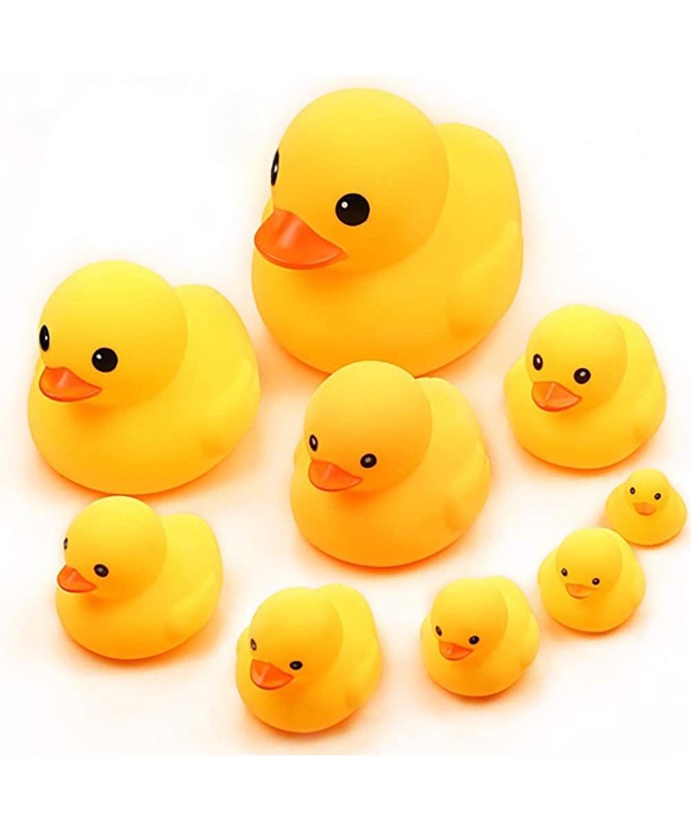 Bath Duck Toys 9 Pcs Rubber Duck Family Squeak & Float Ducks Baby Shower Toy for Toddlers Boys Girls $25.75 Bathtub Toys