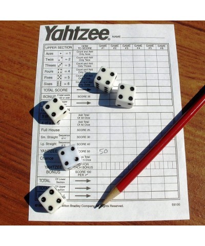 Yahtzee Board Games Bundled with Yahtzee Score Pads $38.05 Board Games