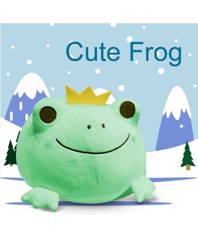 Cute Frog Stuffed Animal Pillow Soft Plush Frog Toy Adorable Plush Frog Toy Gift for Girls Boys Valentines Children's Day Bir...