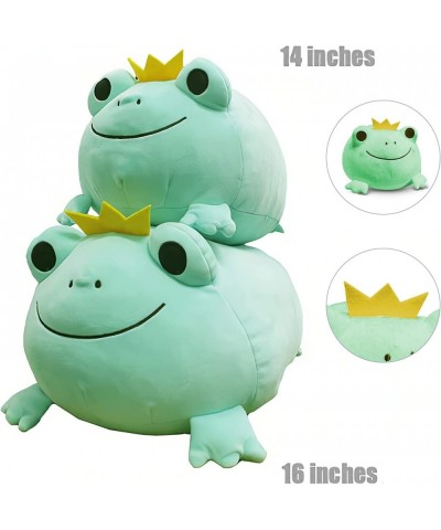 Cute Frog Stuffed Animal Pillow Soft Plush Frog Toy Adorable Plush Frog Toy Gift for Girls Boys Valentines Children's Day Bir...