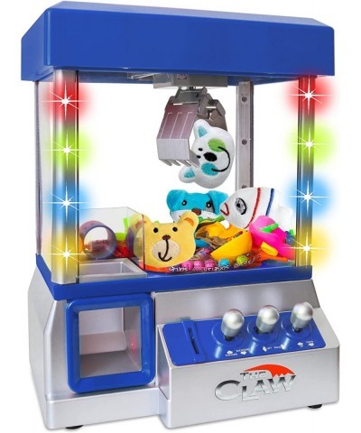 Claw Machine Arcade Game - Electronic Mini Candy and Toy Grabber Dispenser for Kids - with Lights Sound & 4 Mini Plush Animal...