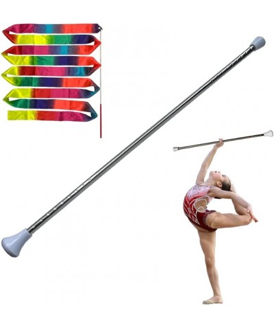 26-inch Twirling Baton Spinning Dance Baton Metal Rhythmic Gymnastics Conducting Batons for Child in Majorette-Complete with ...