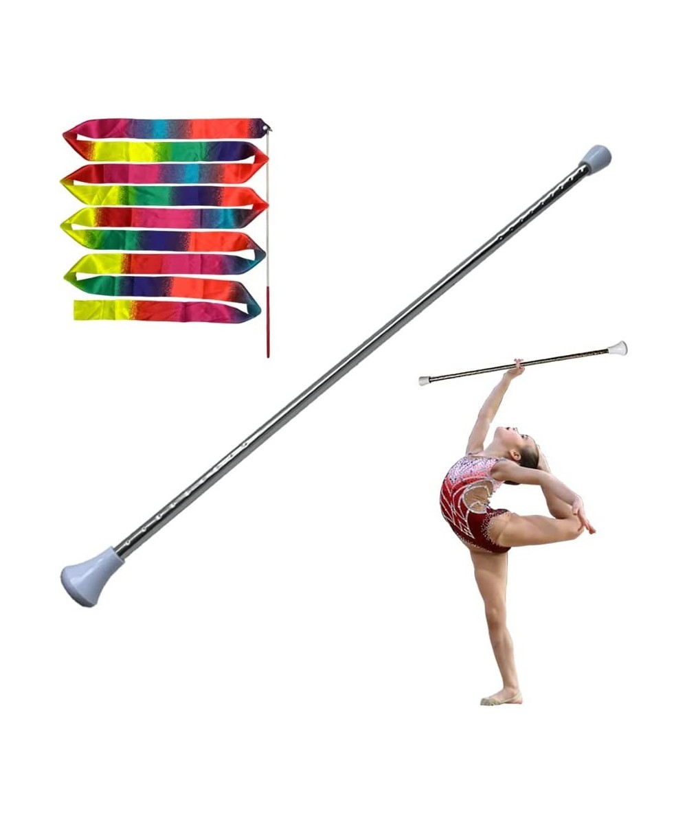 26-inch Twirling Baton Spinning Dance Baton Metal Rhythmic Gymnastics Conducting Batons for Child in Majorette-Complete with ...