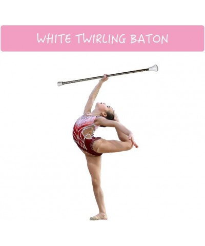 26-inch Twirling Baton Spinning Dance Baton Metal Rhythmic Gymnastics Conducting Batons for Child in Majorette-Complete with ...