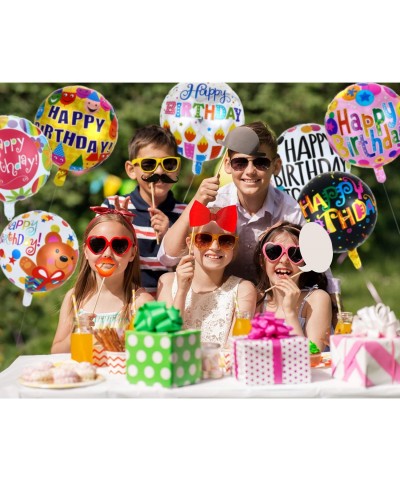 30 Pcs Happy Birthday Floating Balloons helium Mylar Balloons Aluminum Foil Globe Balloons 18 Inches Party for Birthday Party...