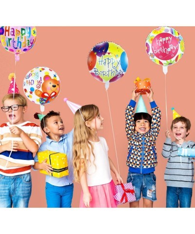 30 Pcs Happy Birthday Floating Balloons helium Mylar Balloons Aluminum Foil Globe Balloons 18 Inches Party for Birthday Party...