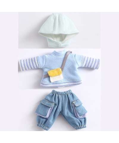 1/12 BJD Doll Clothes Hat + Shirt + Pants Doll Accessories Set for OB11 YMY 4.3 Inches Doll Body GSC Body9 Toys Doll Clothing...