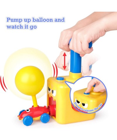 Power Balloon Car Toy for Kids Children Inertial Balloon Powered Car Science Intelligence Education Toy DIY Inflatable STEM B...