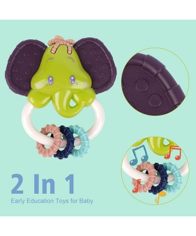 Baby Rattle Teething Toys Infant Sensory Teethers Toy Set Musical Shaker Grab and Spin Early Educational Newborn Toys for 0 3...