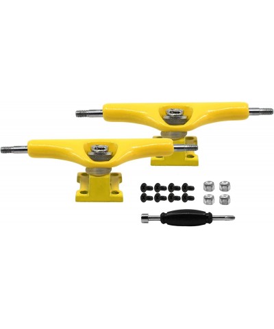 Prodigy Swerve Fingerboard Trucks Yellow Colorway - 34mm Wide - Inverted Kingpin - Professional Shape Appearance & Components...