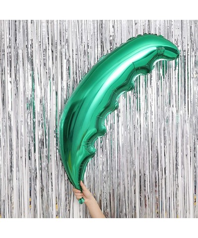 12pcs Palm Tree Leaves Balloons Helium Foil Green Coconut Tree Leaves Balloons for Birthday Wedding Baby Shower Hawaii Luau T...