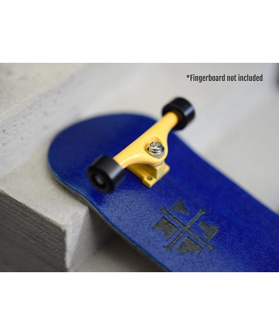 Prodigy Swerve Fingerboard Trucks Yellow Colorway - 34mm Wide - Inverted Kingpin - Professional Shape Appearance & Components...