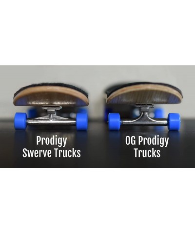 Prodigy Swerve Fingerboard Trucks Yellow Colorway - 34mm Wide - Inverted Kingpin - Professional Shape Appearance & Components...