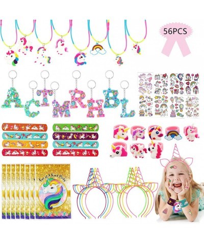 Unicorn Party Supplies Set with headbands necklaces clap bracelets rings tattoos bags Unicorn Birthday Favors? Decorations Gi...