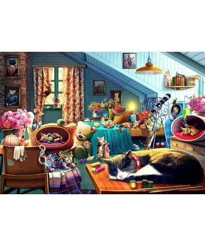 Puzzle - Kitten Play Bedroom 260 Piece Jigsaw Puzzle 3331 Multicolor $19.90 Jigsaw Puzzles