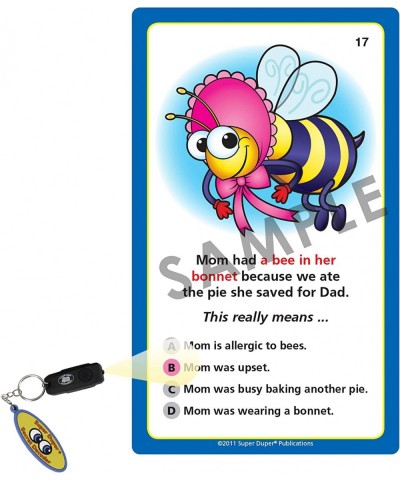 | Animal Idioms Fun Deck with Secret Decoder | Figurative Language Skills Flash Cards | Educational Learning Materials for Ch...