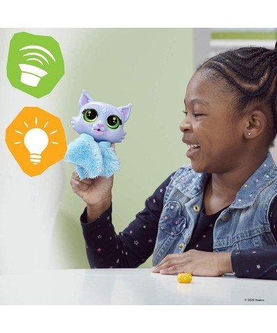 Flitter The Kitten Color-Change Interactive Feeding Toy Lights and Sounds Ages 4 and up $24.98 Plush Interactive Toy Figures