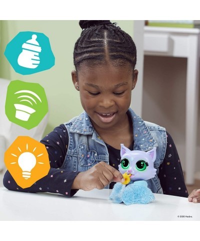 Flitter The Kitten Color-Change Interactive Feeding Toy Lights and Sounds Ages 4 and up $24.98 Plush Interactive Toy Figures