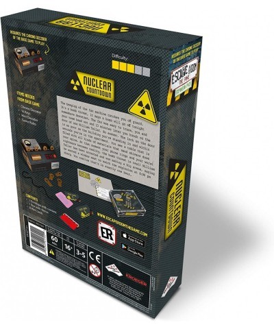 Escape Room The Game Expansion Pack – Nuclear Countdown | Solve The Mystery Board Game for Adults and Teens (English Version)...