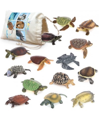 Mini Sea Turtle Figures 14PCS Animal Toys Figurines for Kindergarten Toddlers Kids Ocean Sea Creature Cake Topper Pack $31.44...