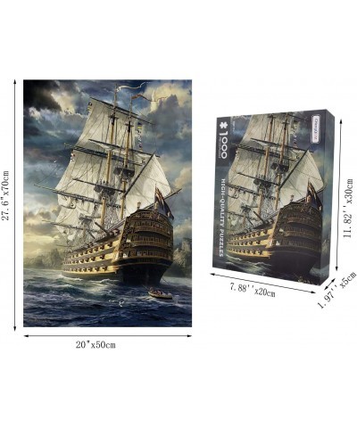 1000 Pieces Puzzles for Adults Jigsaw Puzzles Sailboat to Explore The Sea Challenging Puzzle Large Difficult Puzzles Kids DIY...