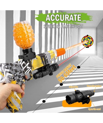 Electric Gel Gun Blaster M1911 Splatter Ball Blaster Automatic with 10000+ Eco-Friendly Water Beads Ammo 7-8mm Fun Team Shoot...