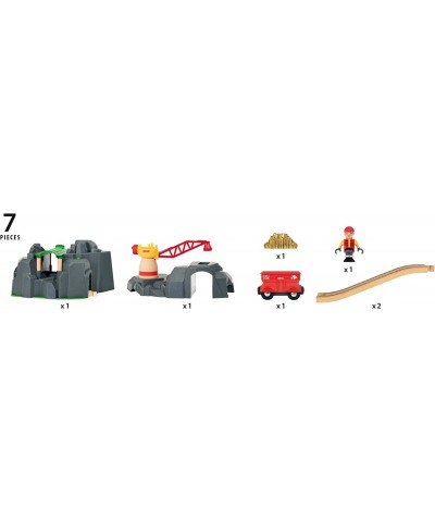 World - 33889 Crane & Mountain Tunnel | 7 Piece Toy Train Accessory for Kids Ages 3 and Up Multi $111.05 Early Development & ...