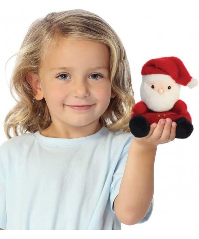 Aurora 99131 Palm Pals Santa Claus 5In Soft Toy Red & White $21.71 Plush Figure Toys