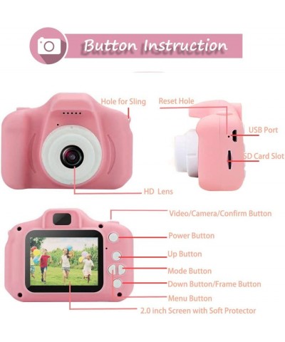 Digital Camera for Kids 1080P FHD Kids Digital Video Camera Camcorder for 3-10 Years Girls Gift with 32GB SD Card & 2 Inch IP...